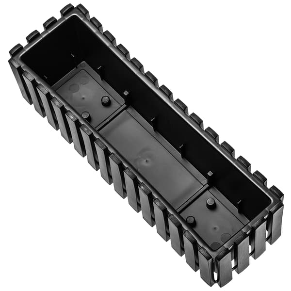 KADAX Balkonkasse Urtepotte 58x18x16,5 cm Antracit Balkon