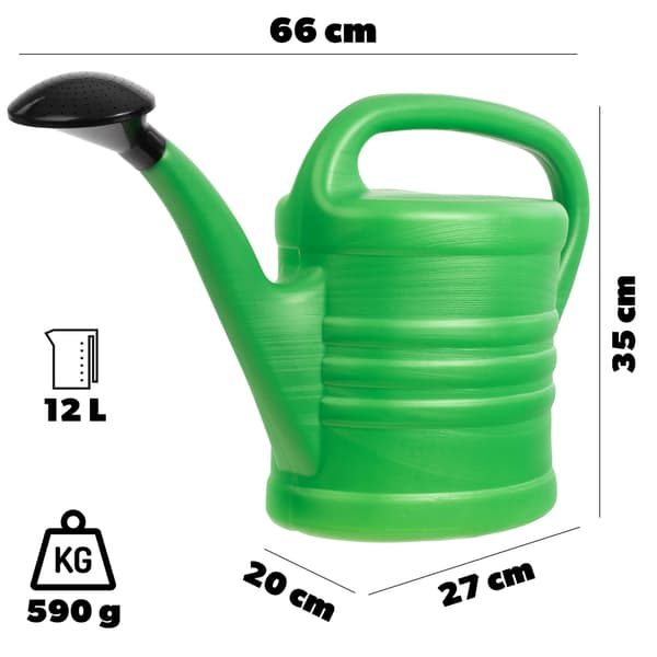 KADAX vandkande 12L til vanding af blomster i haven, plastikvander