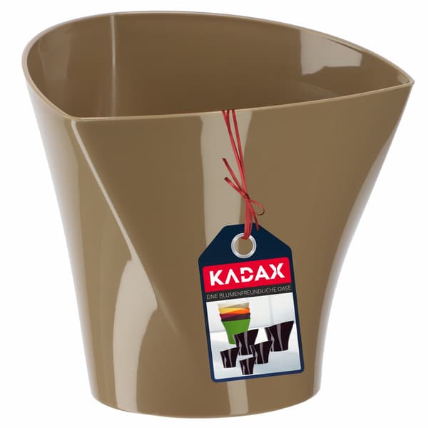 KADAX Urtepotteskjuler 19 cm Til Blomster Asymmetrisk Beige Til Stuen