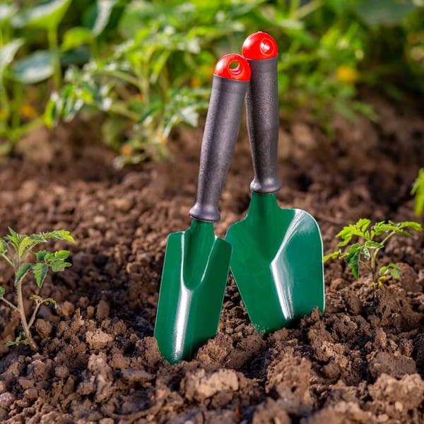 KADAX Smal Metal Haveskovl til Omplantning af Planter Stærk 31cm