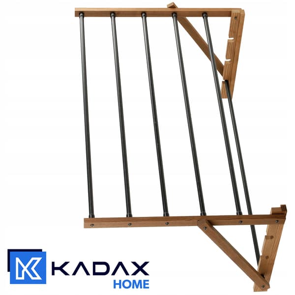 KADAX Trätorktumlare för badrum 85 cm väggmonterad Eco