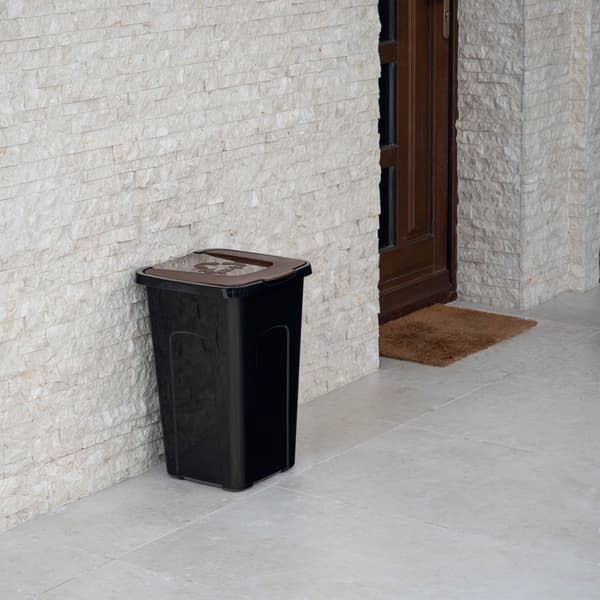 KADAX Affaldssorteringsspand 50L Brun Bio