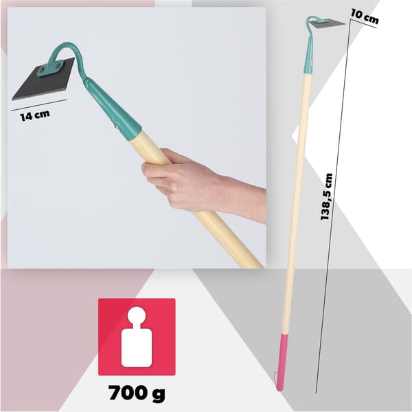 KADAX Havehakke Til Ukrudtsgravning 14cm Dame 139cm