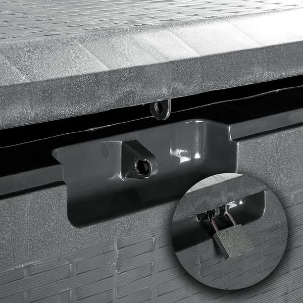 KADAX Haveboks Balkonboks 290L Til Have Balkon Terrasse Antracit