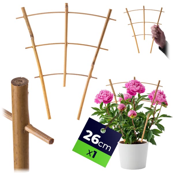 KADAX Bambu Stege Blomstöd 26 cm Pergola Strong