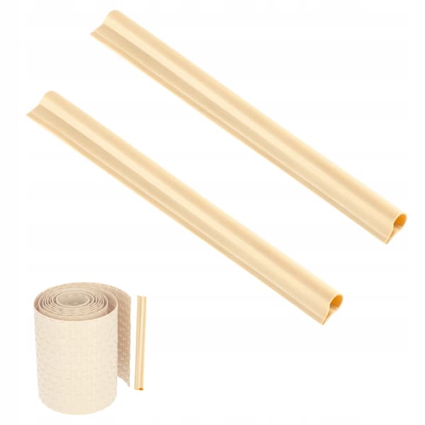 KADAX Klips 19cm Til Hegnstape Hegnstape Kroge Creme 2 stk