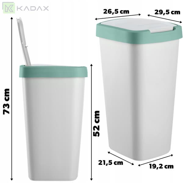 KADAX 25L affaldsbeholder affaldssorteringsbeholder skraldespand