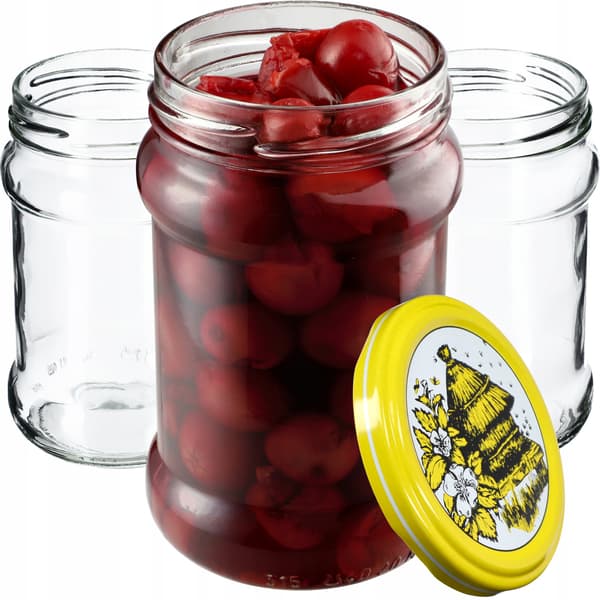 KADAX Seno purkit 315ml 10kpl 66mm + "Bees" kannet