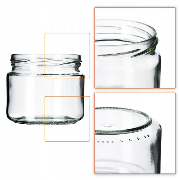 KADAX Słój Berti 330ml fi82 TO-330 pakiet 50szt +