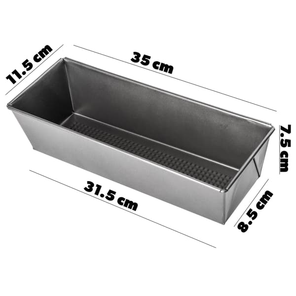 KADAX Bakplåt för bröd, kaka, paté, plåt 35 cm