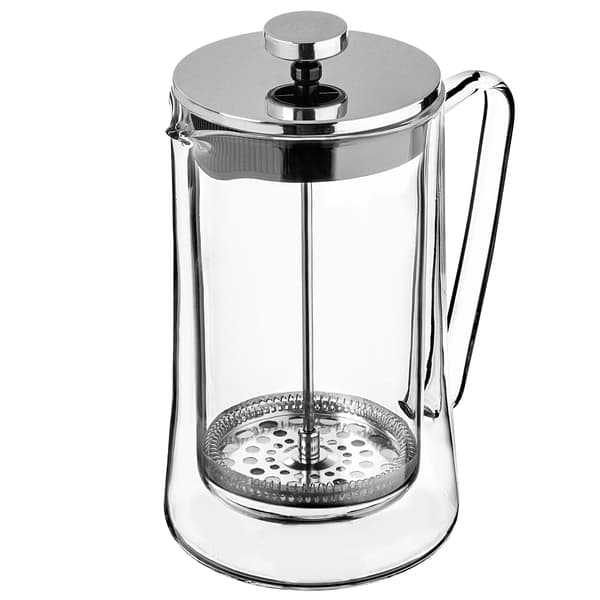 KADAX urtete- og kaffemaskine 1L stempelkaffemaskine glaskande 1000ml