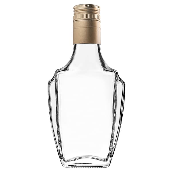 KADAX lasitinktuurapullo 250ml pitkällä kultakorkilla 50kpl.