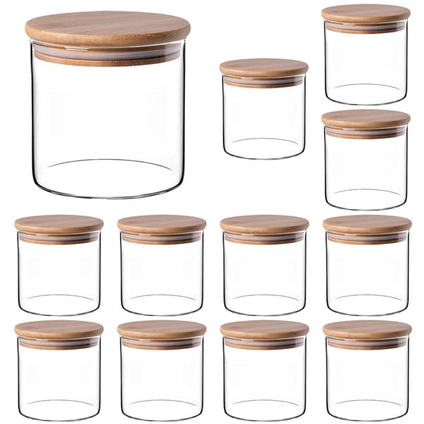 KADAX Matbehållare Pasta Glas Kryddburk med Lock 680 ml