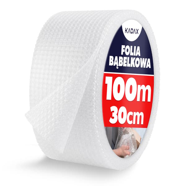 KADAX Bobleplast 30cm Boblebeskyttelse Stærk Kvalitet Stor Boble 100M