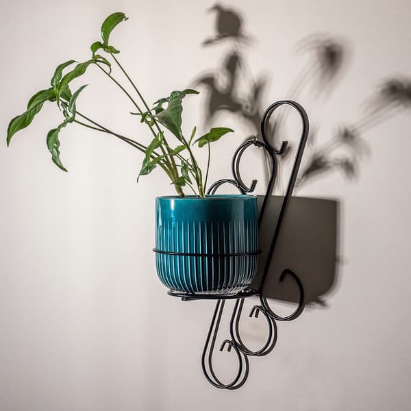 KADAX Vägghängande Blomställ i Metall Loft För Blommor, Växter, Krukor