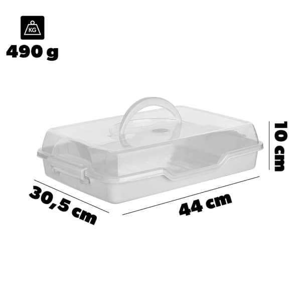 KADAX Pojemnik na ciasto cookie 43,5x29,5cm 06501