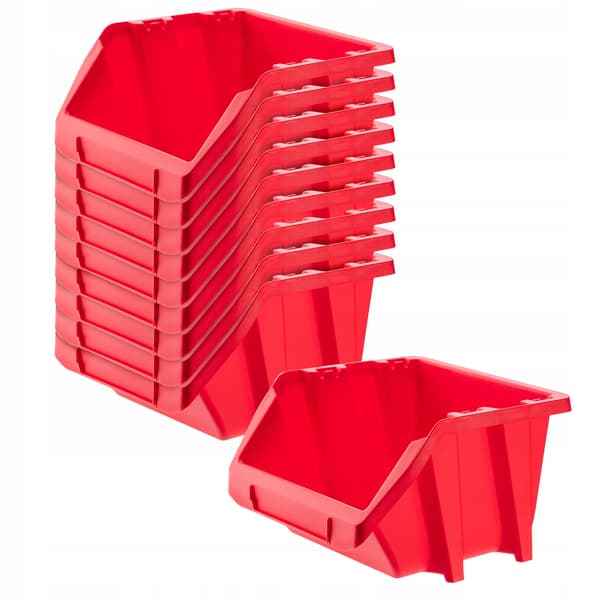 KADAX Verkstadsbrickor Förvaringsbehållare Set med 10 brickor Bricka 144x118mm
