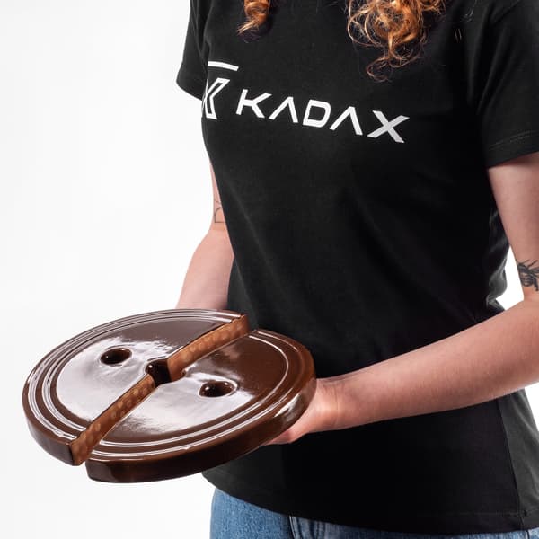 KADAX Pressesten til surkål og agurketønder Stentøj 23 cm 2 stk.