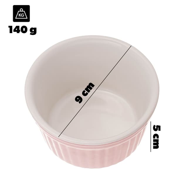 KADAX Bakform, Ugnssäker Form, Keramisk Skål, Form 0,15L