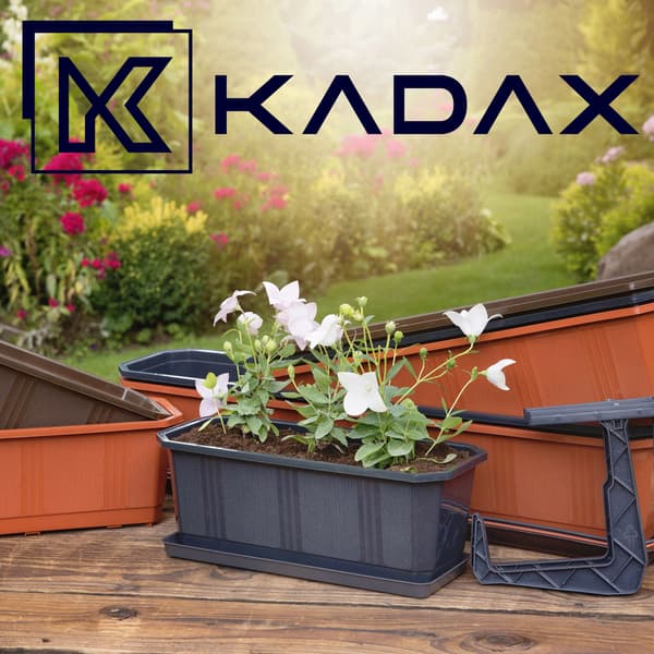 KADAX Urtepottestativ 60cm Balkonkasse Plastbakke