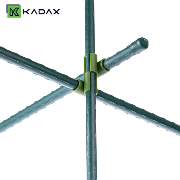 KADAX 10-pak tomatstangskrydsforbindelse 11 mm 90 grader