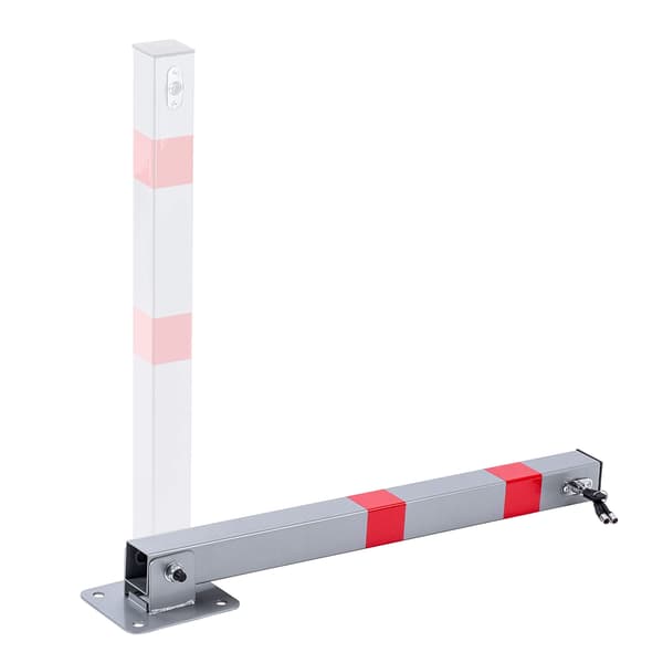 KADAX Parkeringspullert Foldbar parkeringslås med nøgle Afspærring 65 cm
