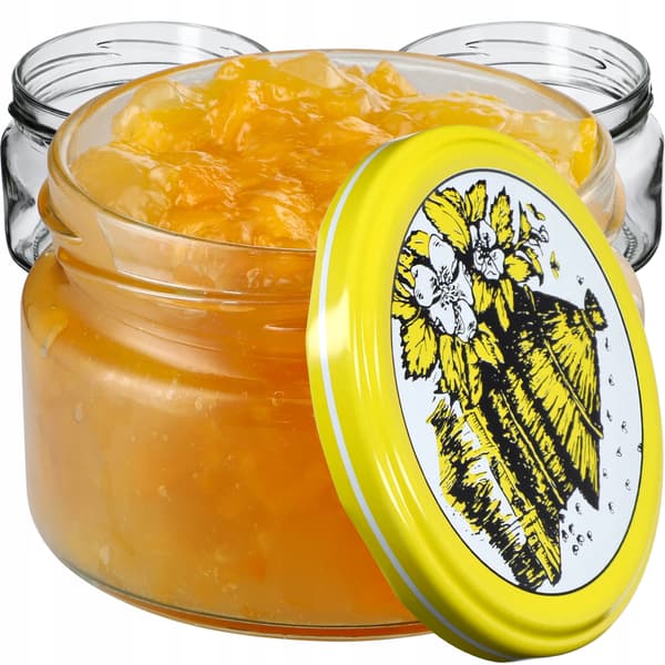 KADAX Denia säilykepurkit 250ml 10kpl 82mm + "Bees" kansi