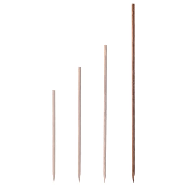 KADAX Træpæle Imprægnerede Pæle 150cm Støttestang 10 stk. Dia 23 mm