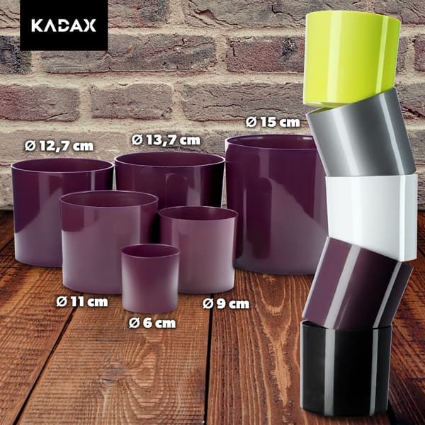 KADAX Blomkruka Rund Växtkruka Plast 13,5 cm Lila