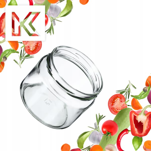 KADAX 10 stk. krukker 330 ml krukker 300 ml til honning, syltetøj, glas Fi 82