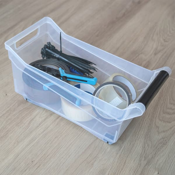 KADAX System Organizer-behållare för köksskåp, hjul, 38x17x18cm, 10L