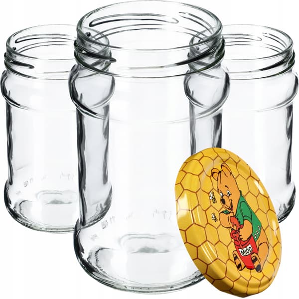 KADAX Seno purkit 315ml 50kpl 66mm + kannet "Honey"