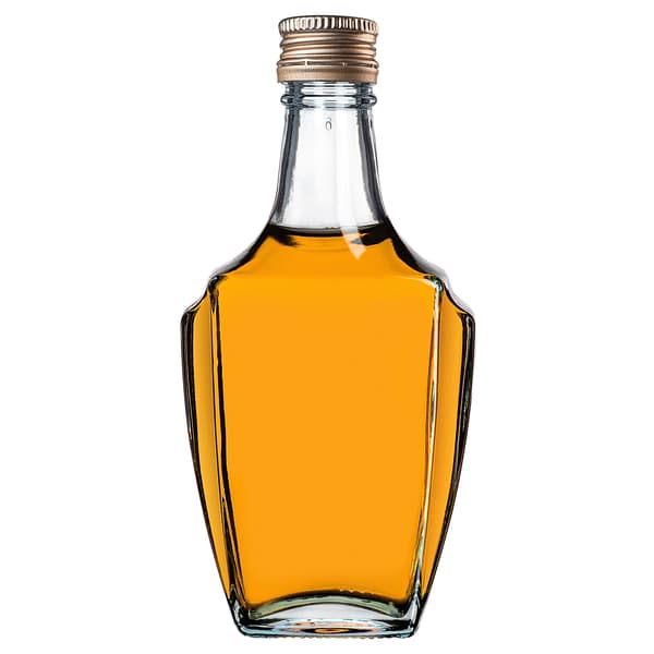 KADAX Lasipullo Tinktuuralle 250ml Kultakorkilla 50kpl.