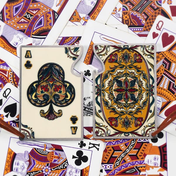 KADAX Flasköppnare Ölflaska Metall Klöver Ess Poker Presentkort