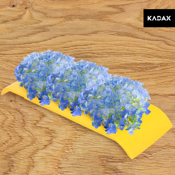 KADAX Urtepotteskjuler til Kompositioner til Dekorationer Ikebana Base Gul