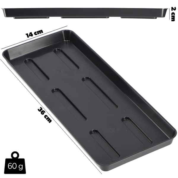 KADAX Urtepottestativ 40 cm Balkonkasse Plastbakke