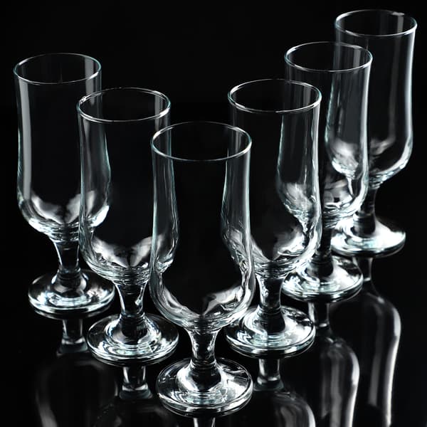 KADAX Glas til Drinks, Cocktails, Drikkevarer, Øl, Vand, 370ml, Sæt med 6