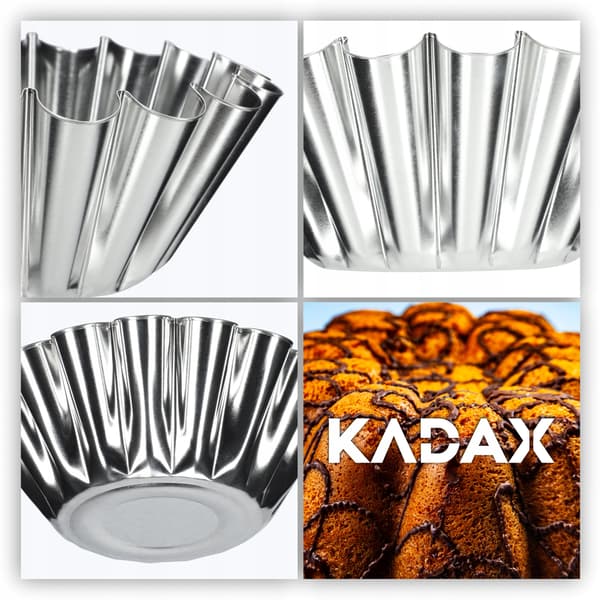 KADAX Kakform, Bakplåt, Konserverad, Korrugerad, 16 cm