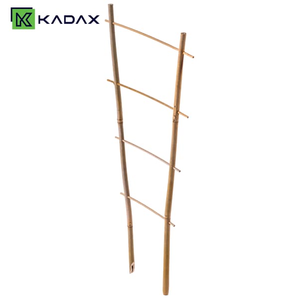 KADAX 5x Bambusstigestøtte til Blomster Planter 43cm Grøntsager Klatreplanter Dobbelt
