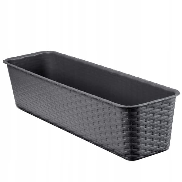 KADAX Balkonkasse 60 cm Urtepotte Urtepotte Balkon Antracit