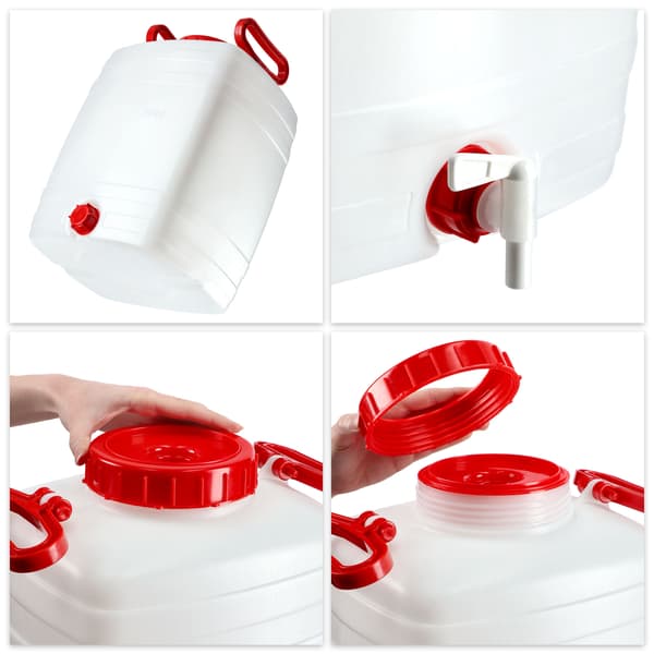 KADAX-dunk med hanetank til drikkevand og drikkevarer 20 liter - certifikat