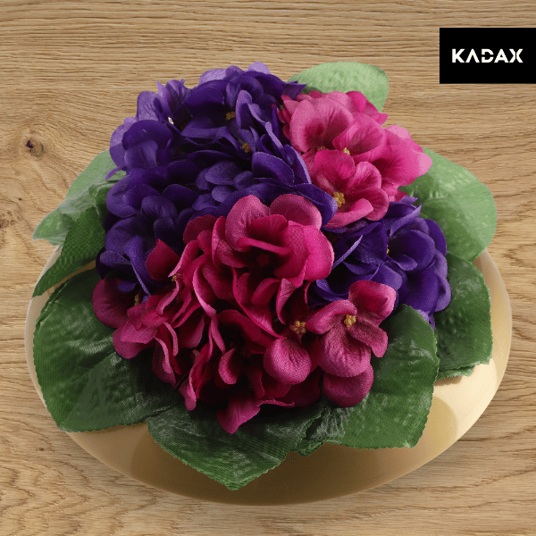 KADAX Urtepotteskjuler til Kompositioner Dekorationer Ikebana Base Guld 9cm