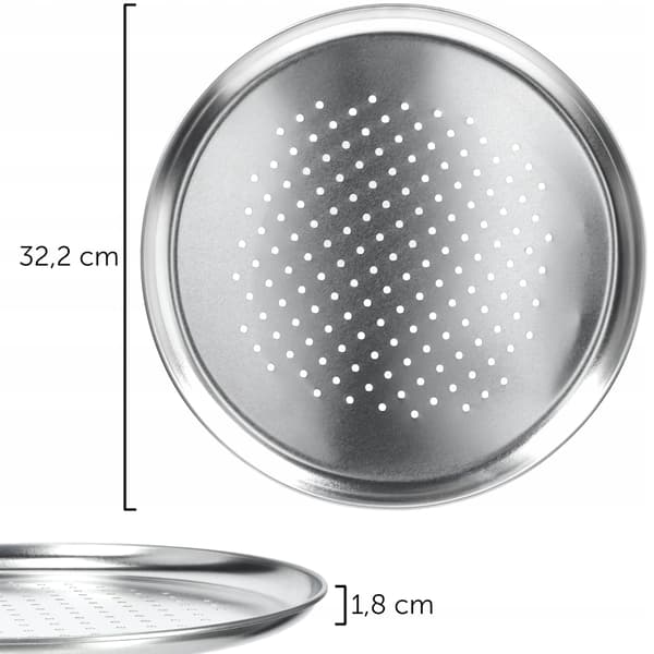 KADAX Pizzatårtform Non-stick Rund Plåt 32cm