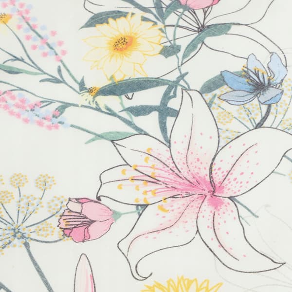 KADAX Stretch strygebrætbetræk 127x46 cm Resistent Lyse Blomster