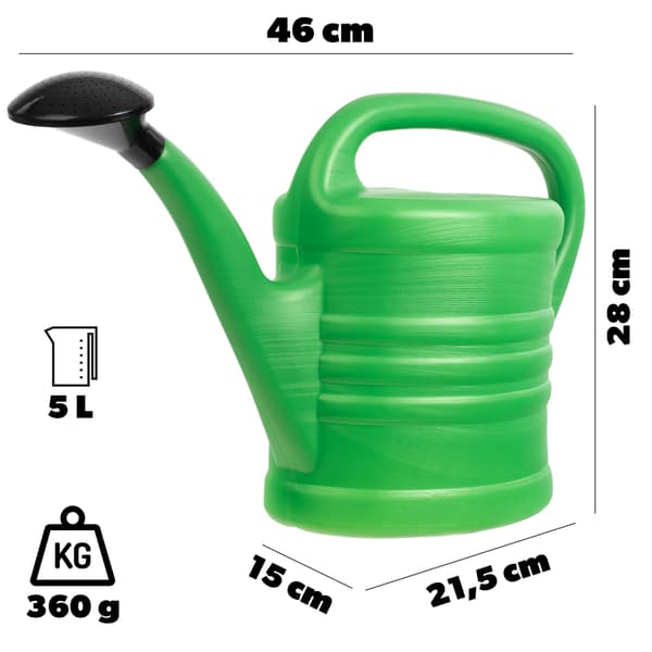 KADAX 5L vandkande til vanding af blomster og have, plastikvander