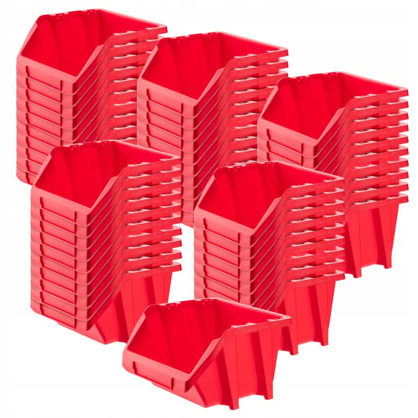 KADAX Verkstadsbrickor Förvaringsbehållare Set med 50 brickor Bricka 187x158mm