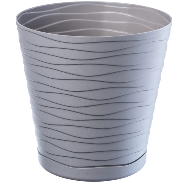 KADAX Urtepotte 15 cm Plastik Urtepottedæksel med Stativ