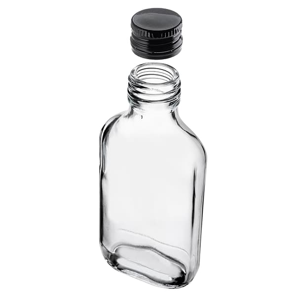KADAX Pullo 100ml Mustalla korkilla 10kpl.