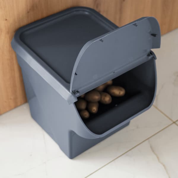 KADAX Behållare för potatis, grönsaker, frukt, lök, vitlök, köksförvaring