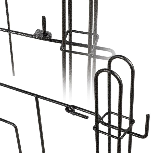 KADAX Havelåge, Metalpanellåge til Hegn med Stolper 93x72cm